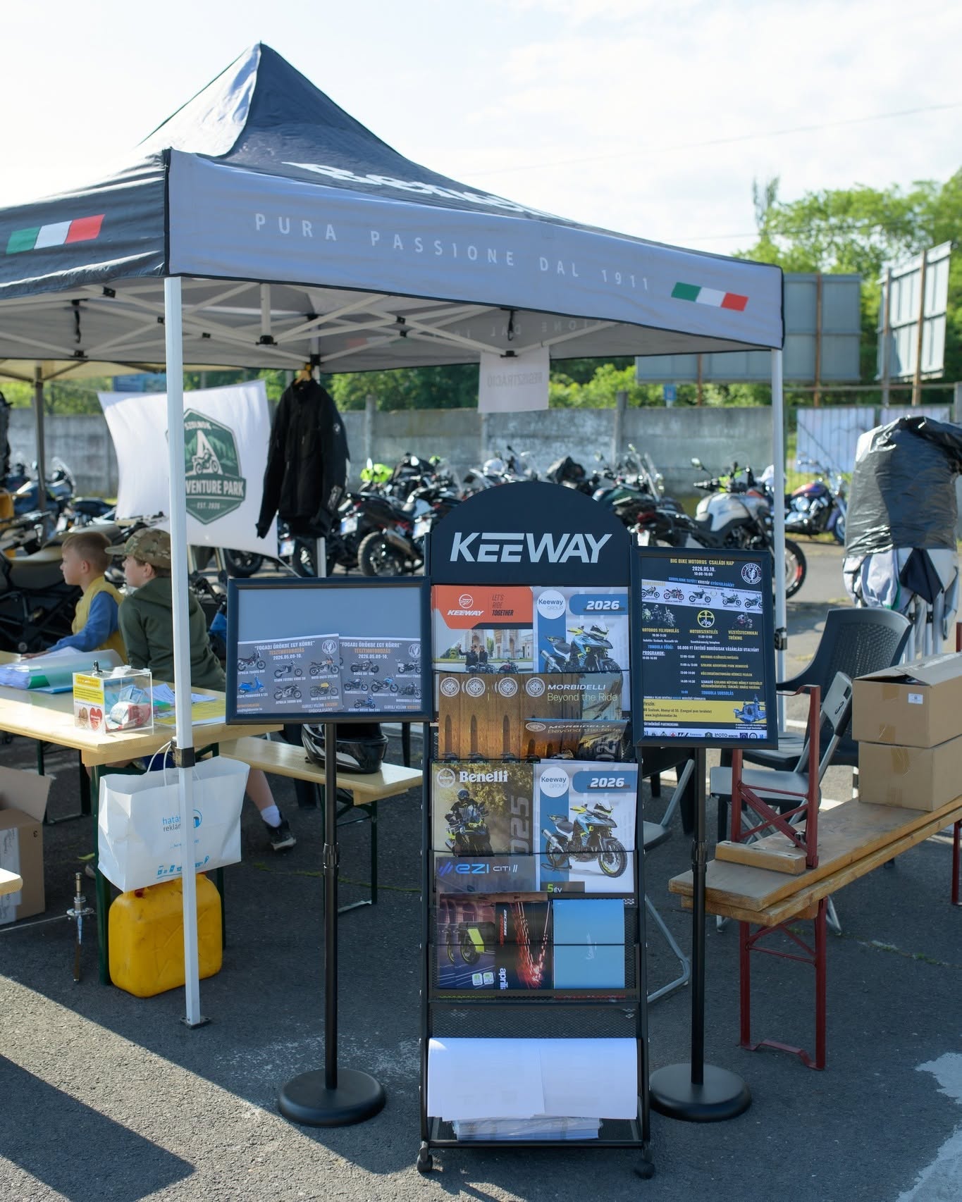 Benelli motorkerékpár a BIGBIKE Motoros Családi Napon