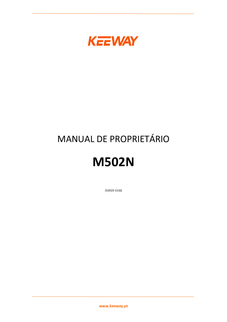 MBP M502N - Manual de Proprietário