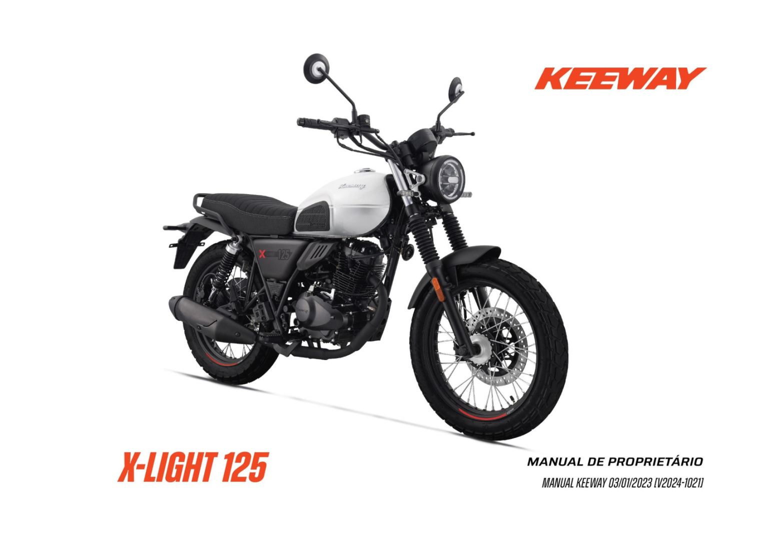 X-LIGHT 125 - Manual de Proprietário