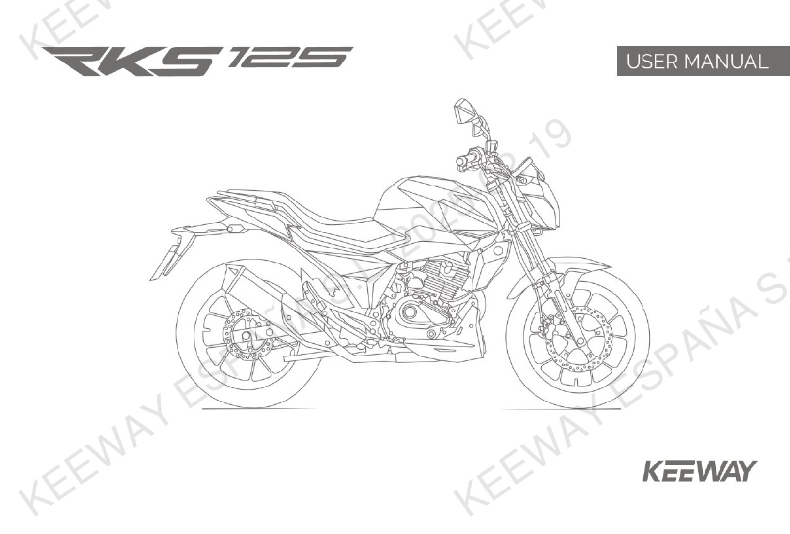 RKS 125 E5+ manual de usuario
