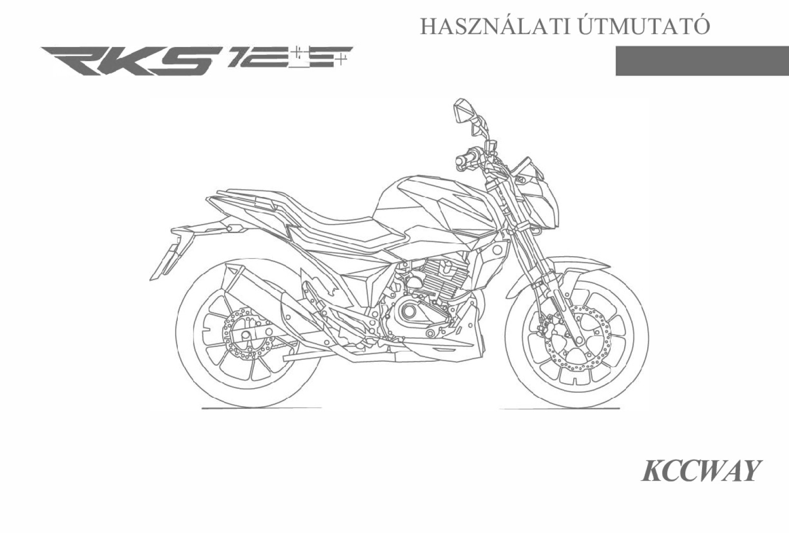RKS125 használati utasítás