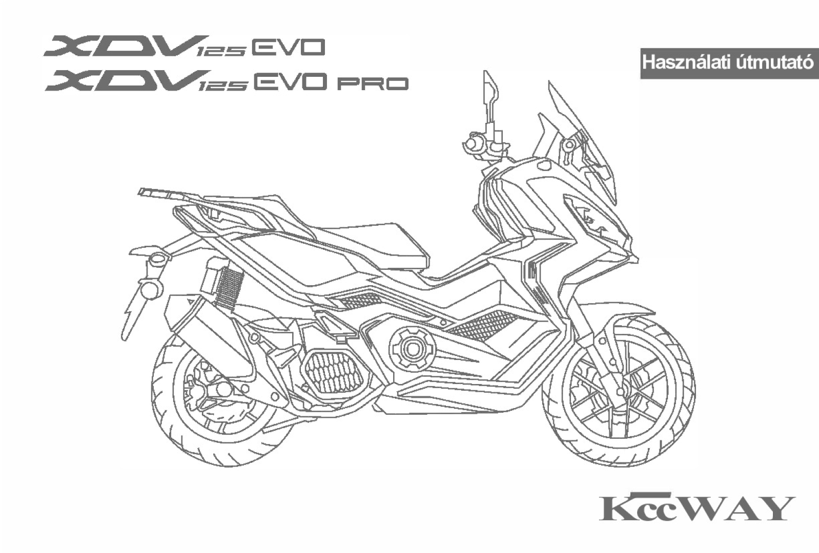 XDV 125 EVO PRO használati utasítás