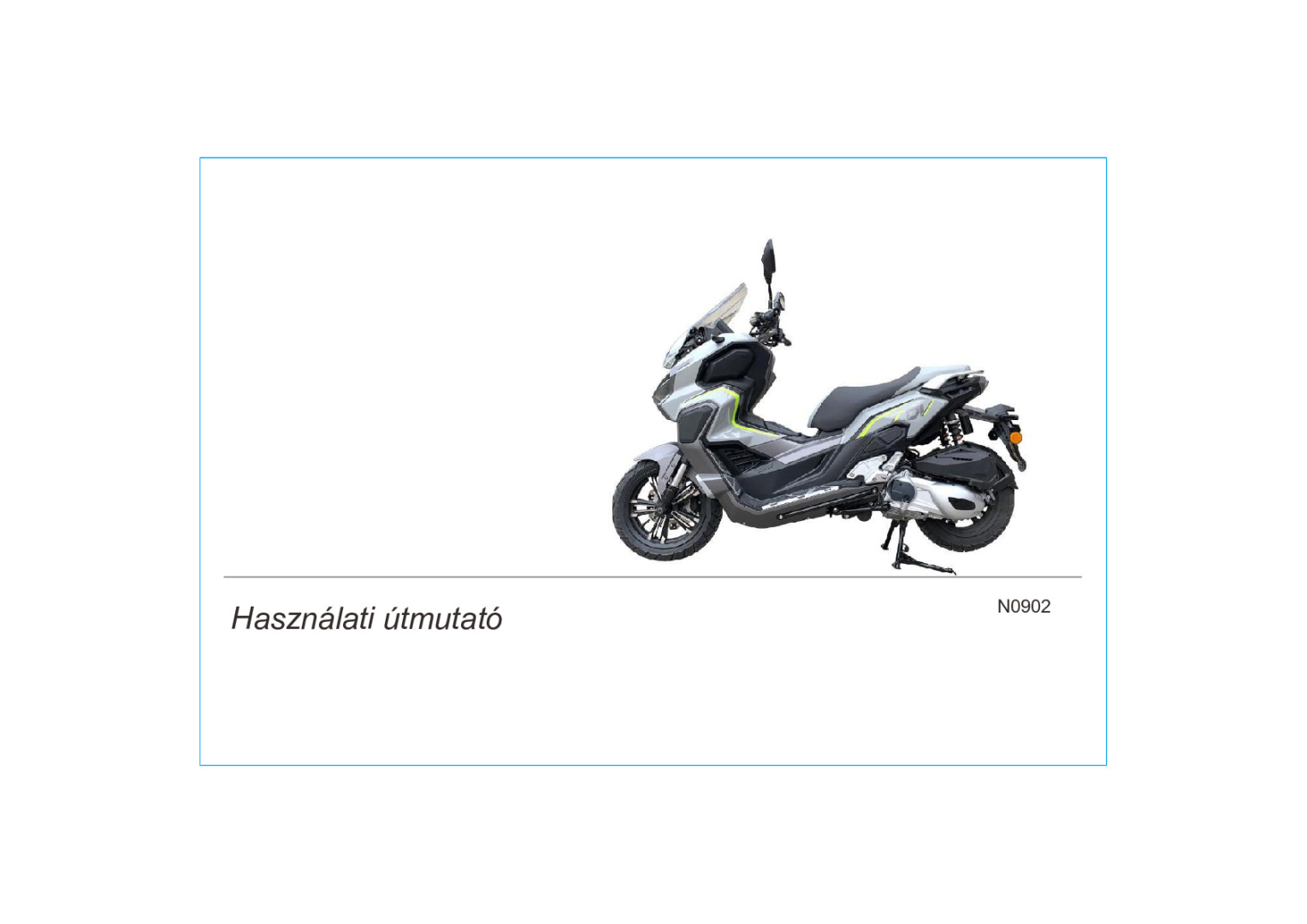 VIESTE 300 XDV használati utasítás