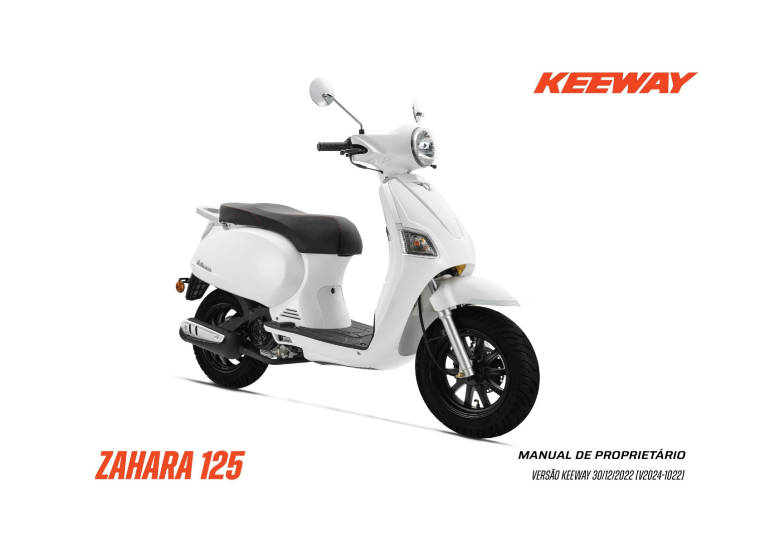 ZAHARA 125 - Manual de Proprietário
