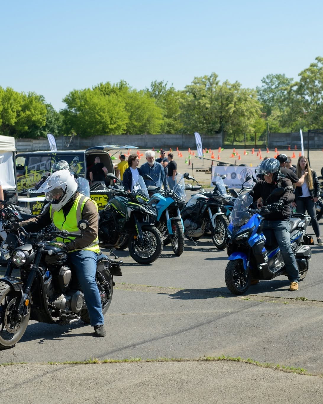 Keeway modellek a szolnoki motoros rendezvényen