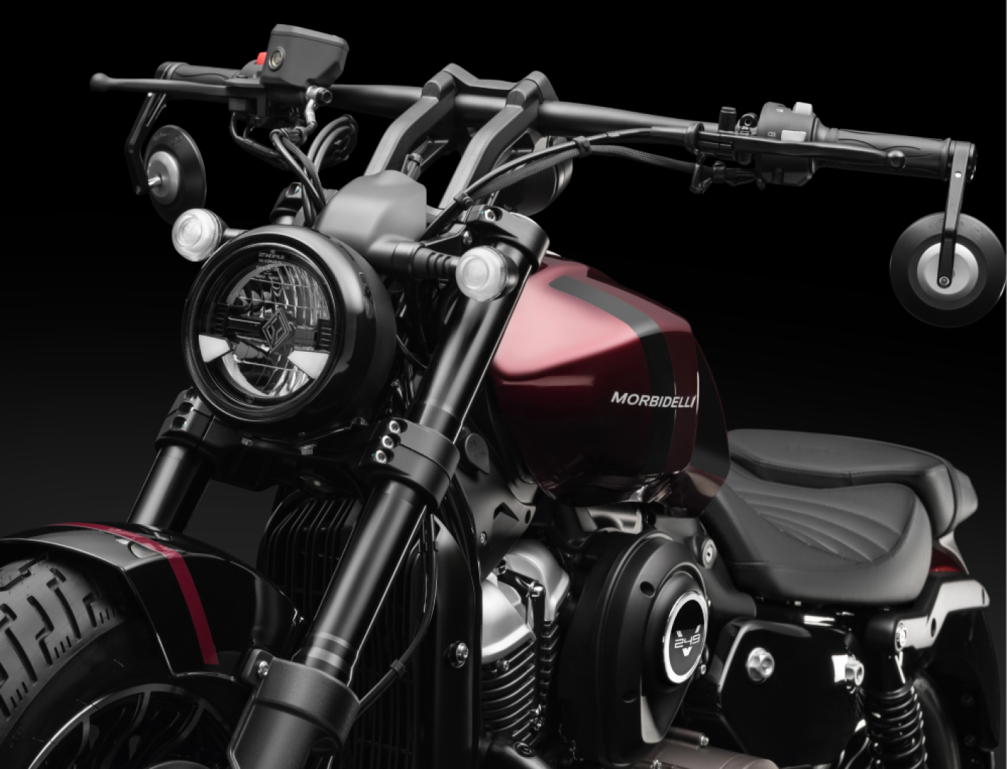 New-Generation Cruiser Chassis with Reinforced T-Bar Handlebar