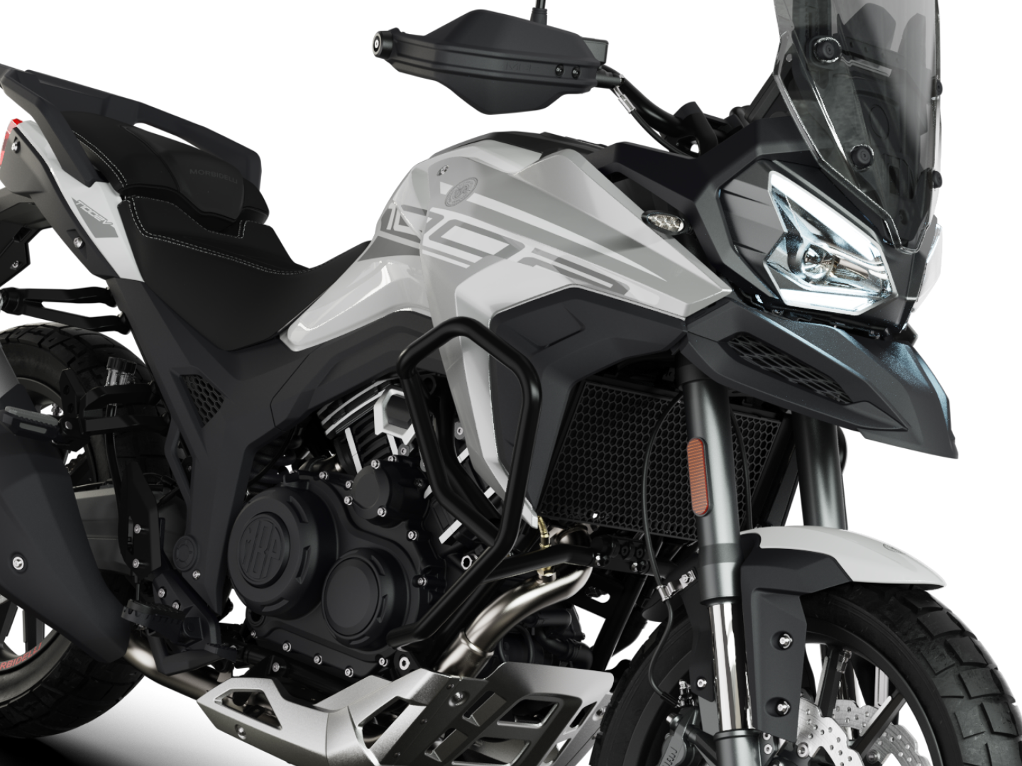 Exclusivo motor bicilíndrico en V de 80 grados