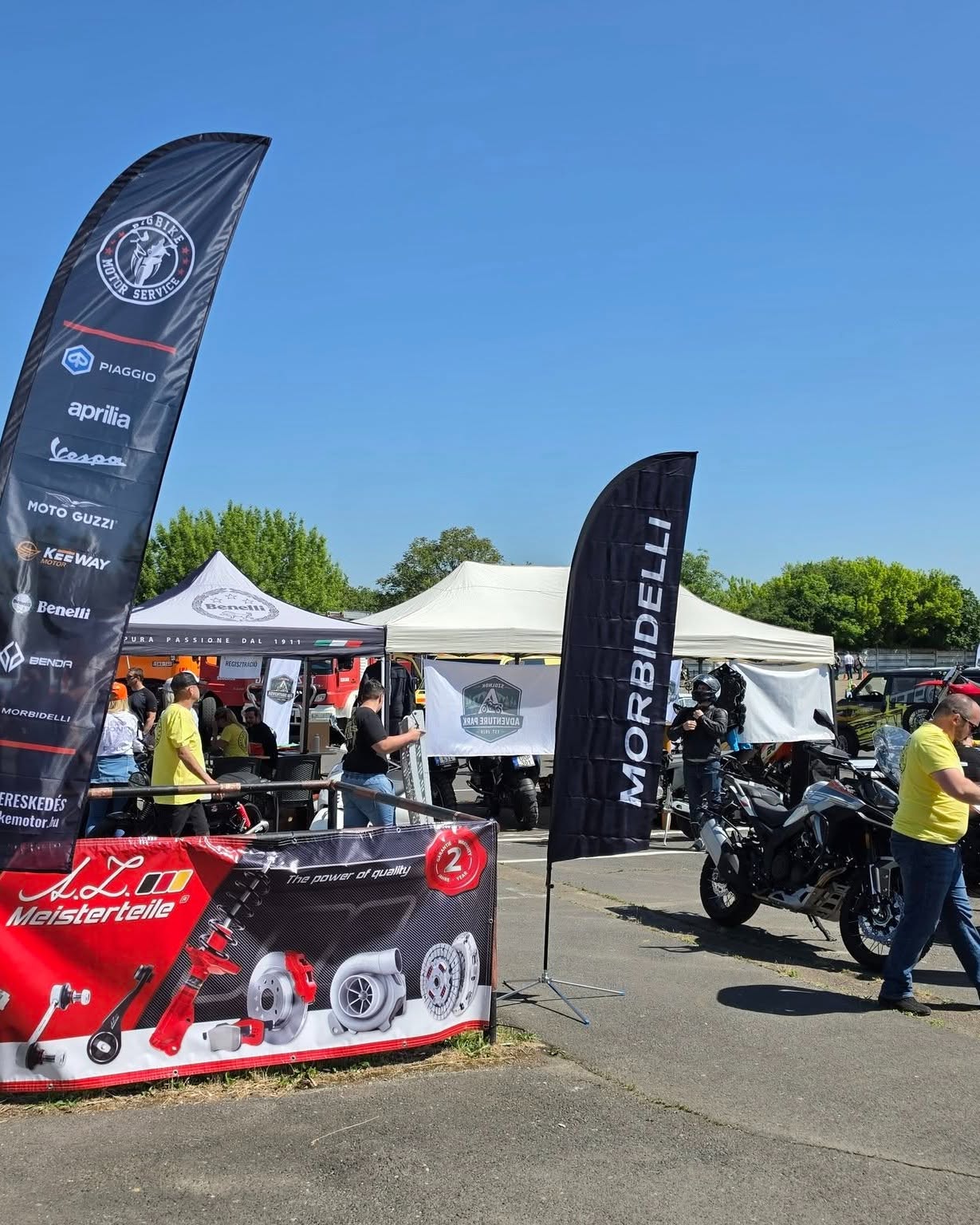 Morbidelli motorker&eacute;kp&aacute;r a BIGBIKE Motoros Csal&aacute;di Napon
